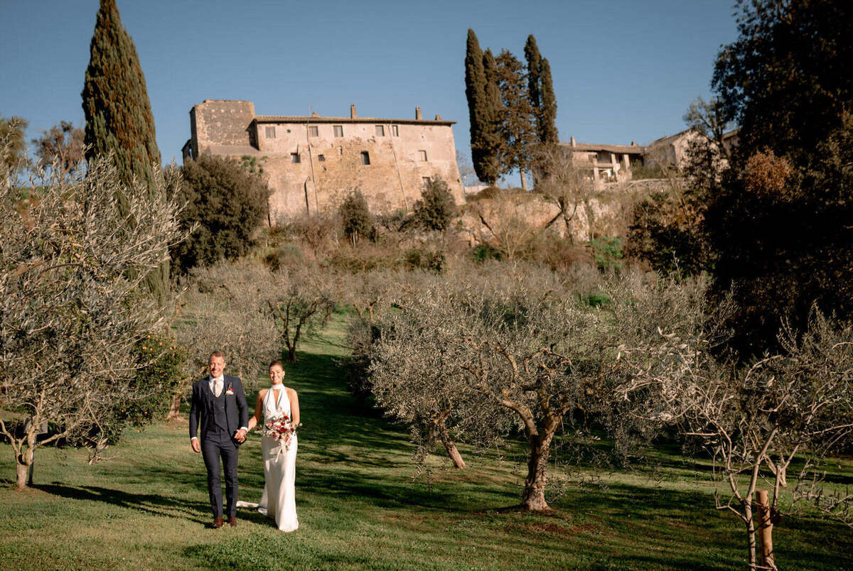 La location del matrimonio · Borgo di Tragliata